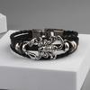 Scorpion Dark Retro Leather Bracelet Simple Scorpion Multi-layered Cowhide Punk Bracelet