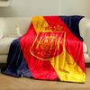 Spanish Football Crest Design print blanket soft and cozy perfect for the living room bed sofa or a nap,gift