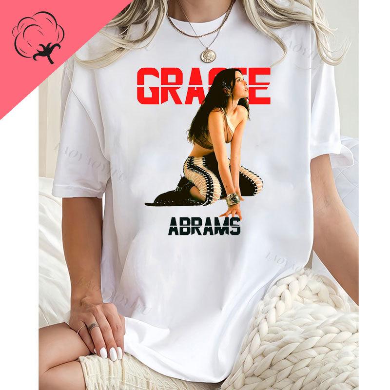 Gifts For Unisex Gracie Abrams Graphict shirt new style hot sale Women short sleeve crewneck cotton Streetwear TShirt