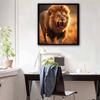 New Arrival 5D DIY Full Circle Diamond Painting "Lion" Embroidery Cross Stitch Home Decor Gift