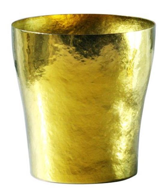 HORIE Titanium Made in Niigata Double-Walled Tumbler, Rei/Hana Titanium, 250cc, Golden, Tsubame, Prefecture, T15KM250-530