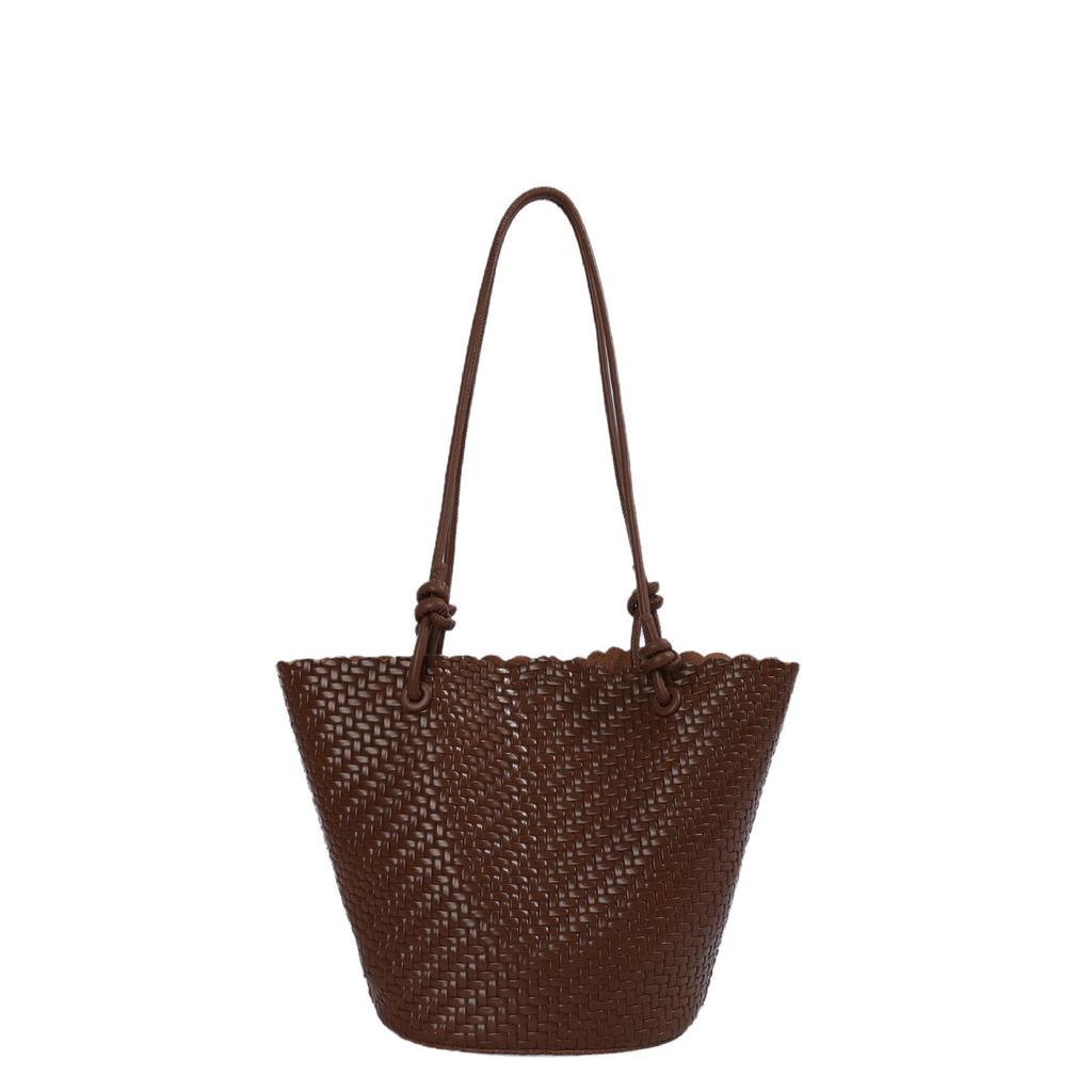 Women's High-End Woven Bucket Bag – 2026 Summer Collection: Chic, Versatile, and Perfect for Commuting