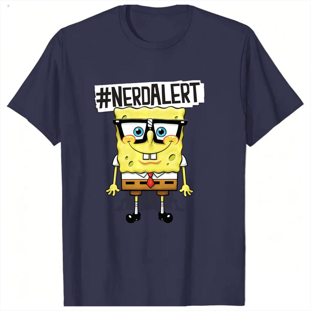 Spongebobs 3 TShirt Unisex Y2K Basic Cotton TShirts Beach O Neck Trendy Cool Tees Pattern Plus Size Clothing