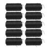 10 STÜCKE Nähgummi Elastischer Faden Wasserdicht Verschleißfest Weiches Nylon Schwarz Elastischer Faden für DIY Stickerei Quilten und