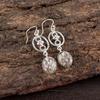 Ethiopian Opal Copper Gemstone 925 Sterling Silver Jewelry Handmade Earrings EE-17-40