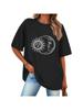 Queen Wounisex Graphic Tees Oversized Casual Tops Short Sleeve Loose Fit T Shirts Going Out Cute Summer Tops 2025.