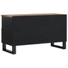 TV Cabinet 80 X 33 X 46 Cm Solid Mango Wood & Engineered Wood