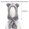 Unisex Men Women Russian Hat Trapper Bomber Warm Trooper Ear Flaps Winter Ski Hat Solid Fluffy Faux Fur Cap Headwear Bonnet