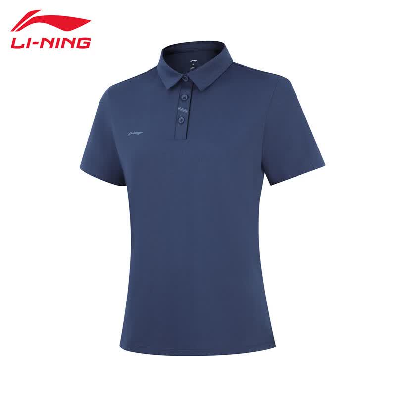 LI-NING 2026 Women's Casual Breathable Short-Sleeve Polo Shirt