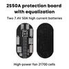 2S Lithium Battery Protection Board High-Current 50A Balancing Function Compatible with High-Drain Fan Cells Stable Operation