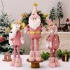Verstellbare Größe Weihnachten-Thema Figur Ausziehbare Stehende Figur Puppe Display Dekoration für Fenster oder Tisch