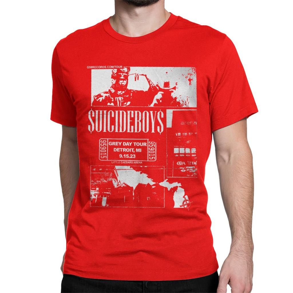 Vintage Tour Suicideboys T Shirt Men Women High Quality Cotton Funny Tshirts Round Neck Tee Shirt Short Sleeve Clothes Gift Idea
