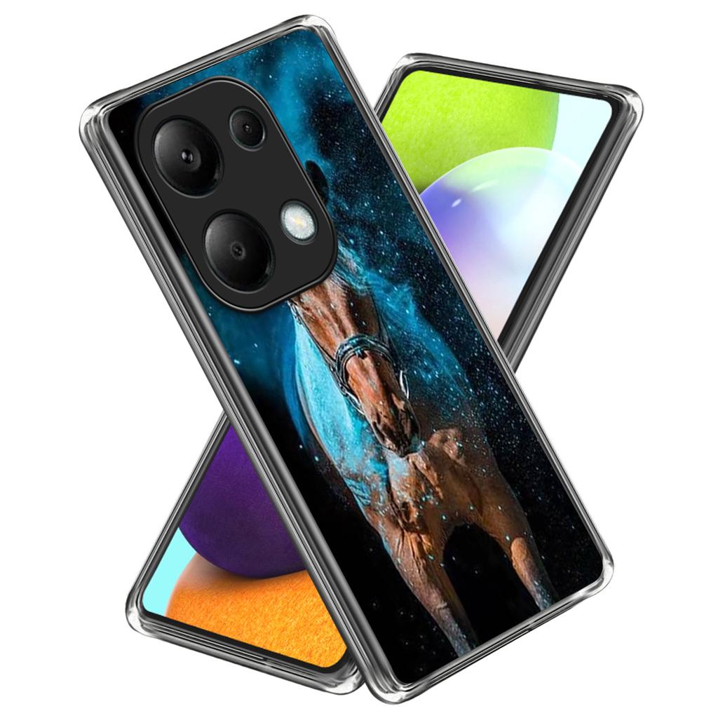 For Xiaomi Redmi Note 13 Pro 4G/Xiaomi Poco M6 Pro 4G Case Shock-Absorbent TPU Pattern Printed Phone Cover