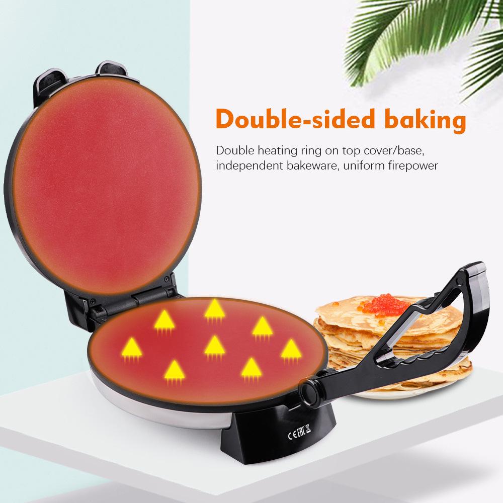 Electric Pancake & Crepe Maker - Versatile Cooking Machine for Pancakes, Crepes, Jianbing, Spring Rolls, and Pizza.