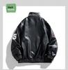 Trendy Men's PU Leather Motorcycle Jacket - Spring/Autumn Cool Outerwear