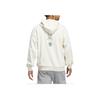 Adidas Originals La To The World Graphic Hoodie Comfortable Sports Hooded Sweatshirt Unisex Hoodies Off-White Forest-Green JJ4038