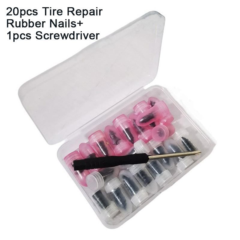 

/80/60/40PCS Universal Vacuum Car Tyre Repair Rubber Nail For Car Motorcycle Scooter Tubeless Tire Repair Kit Glue Free Tire