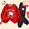 Hellokitty Girls' Winter Clothing Set 2025 New Fashionable and Stylish Children's Clothes for New Year Celebrations and New Year Greetings