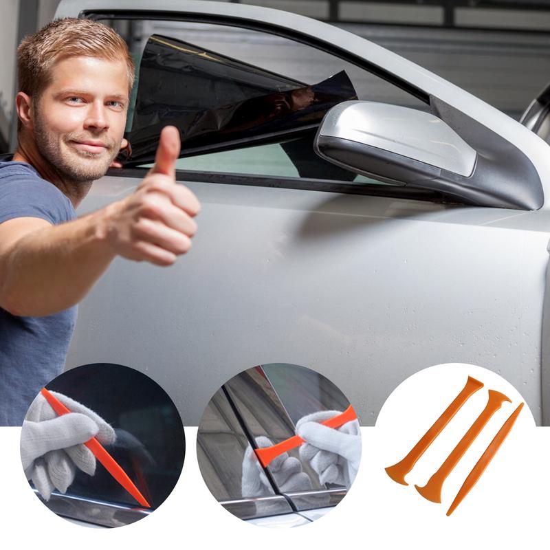 Wrap Kit Tools Wrap Tools Car Wrapping Kit 3Pcs Include Seam Tucking Small Scraper Car Coat Scraper Axe Edge Tool For Car Film