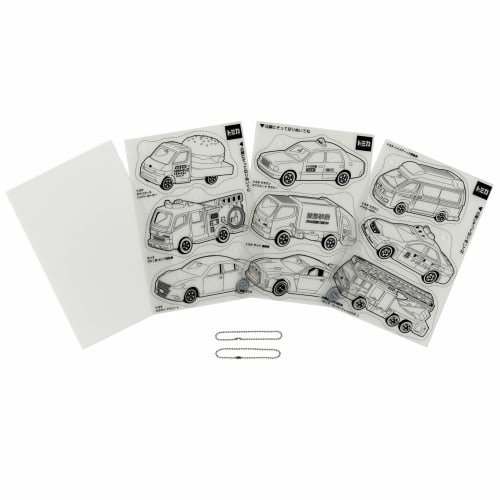 Build your own Tomica! Plastic Board Set: Town Vehicles TT-PSMF by Gincho Sangyo