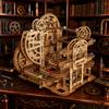 3D DIY Wooden Mechanical Slide Marble Run Kit, Christmas Birthday Halloween Gift