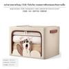 Large Oxford Fabric Storage Box with Steel Frame Foldable Closet Organizer for