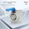 Non-Explosion-Proof Industrial Angled Seat Aviation Connector, Three-Phase, 3/4/5-Core, IP44, 16A/32A Plug