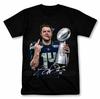 Sam Darnold Seattle Seahawks Super Bowl Meisterschaft Grafik T-Shirt Vintage Tee
