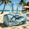3D-Printed Quilted Cotton Women's Travel Yoga Handbag