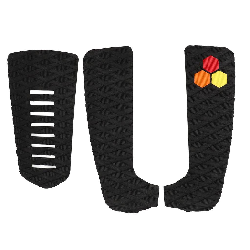 3-teiliges EVA-Surfbrett-Traktionspad, rutschfester Griff-Stomp oder Deckpad, zuschneidbares Deckblatt für Yacht-Skimboards, Longboards, Fishboards und Shortboards