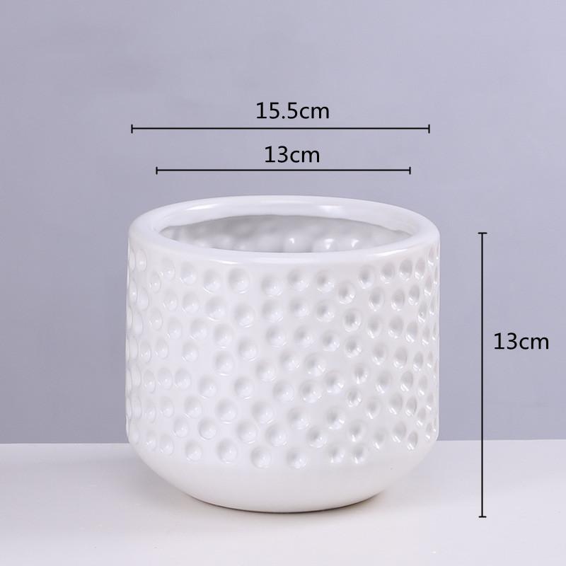 Zlatý keramický květináč Sukulentní květináč Květináč Váza Terárium Květináče Balkonové dekorace Plantas Accesorios Domácí dekorace