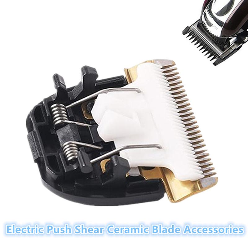 Adult Hair Clipper Electric Push Scissor Head Ceramic Blade Universal Accessories For Electric Scissors 24 Teeth