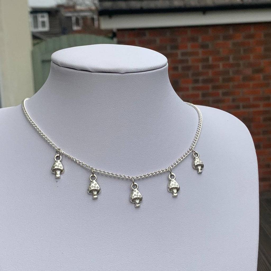 2022 Silver Mushroom Necklace - New Fashion Design