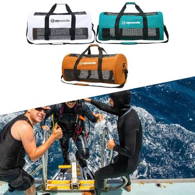 Scuba Diving Mesh Duffel Bag Large Capacity Underwater Gear Carry Bag For Swimming Surfing Boating And Snorkeling