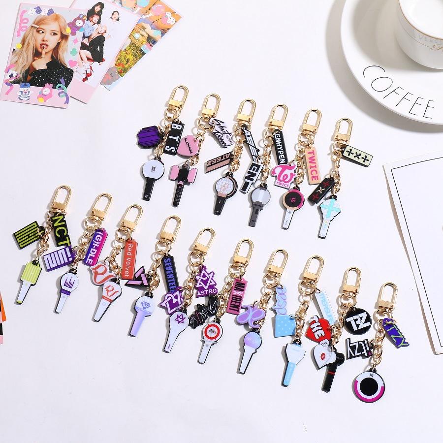 BTS & Blackpink K-Pop Lightstick Keychain Charm