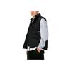 Li-Ning Solid Color Stand Collar Brand Logo Print Thick Warm Vest Men Vests Black AMMS015-3