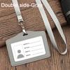 Card Holder Office Business Credit Card Holder With Neck Lanyard Badge Card Case Name ID Card Cover