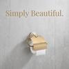 Wall Mounted Paper Towel Holder Antique Gold Tissue Holder Toilet Paper Holder  Household Use
