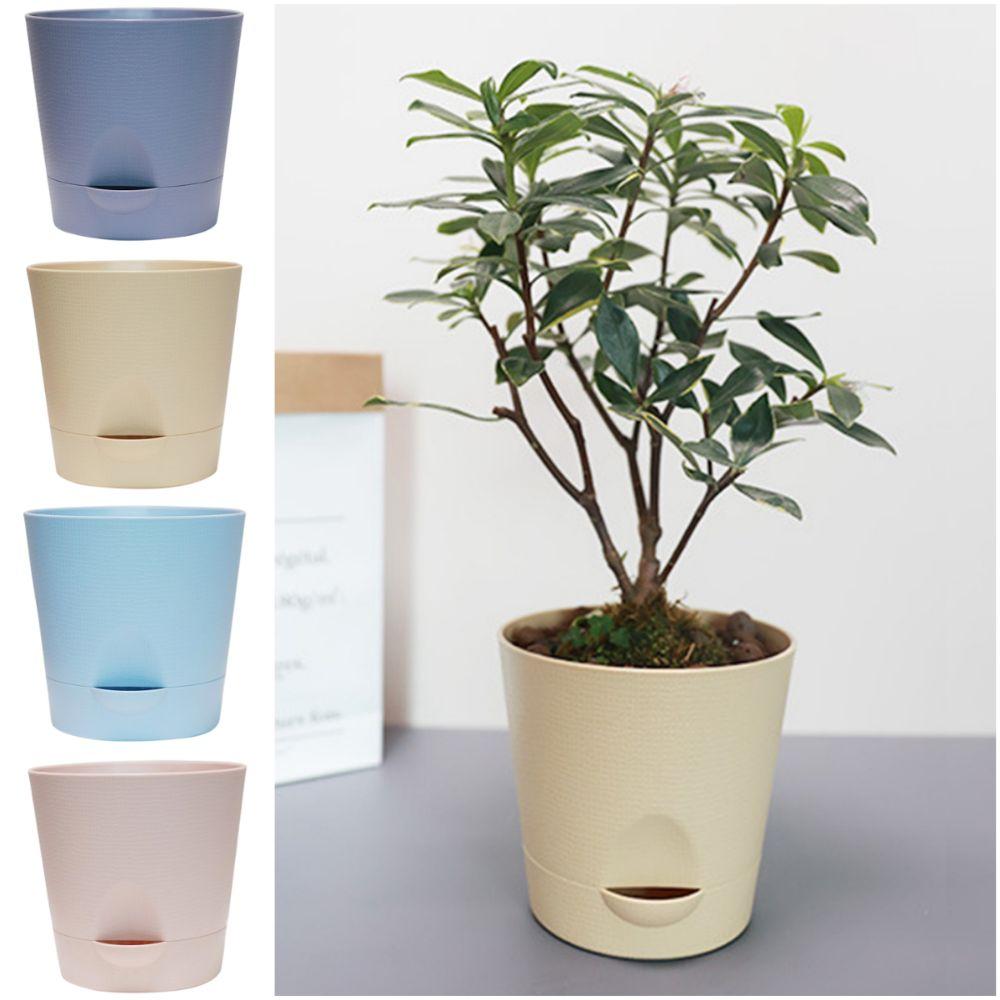 Multicolor Flower Pot Plastic Detachable Base Self-watering Flowerpot Breathable Self Watering Removable Bottom Planter