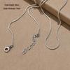 Gargantilla de Plata 925: Collar de Cadena Fina Liso para Hombres y Mujeres, Plata Pura 999, Sin Colgante