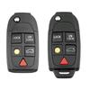 Versatile 5 Button Remote Key Holder Trendy 5 Key Folding Key Case for Vehicle