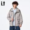 Izzue.t Unisex Kapuzen-Windjacke Arbeitskleidung