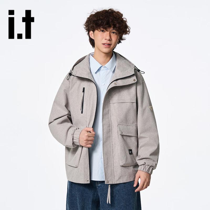 Izzue.t Unisex Kapuzen-Windjacke Arbeitskleidung