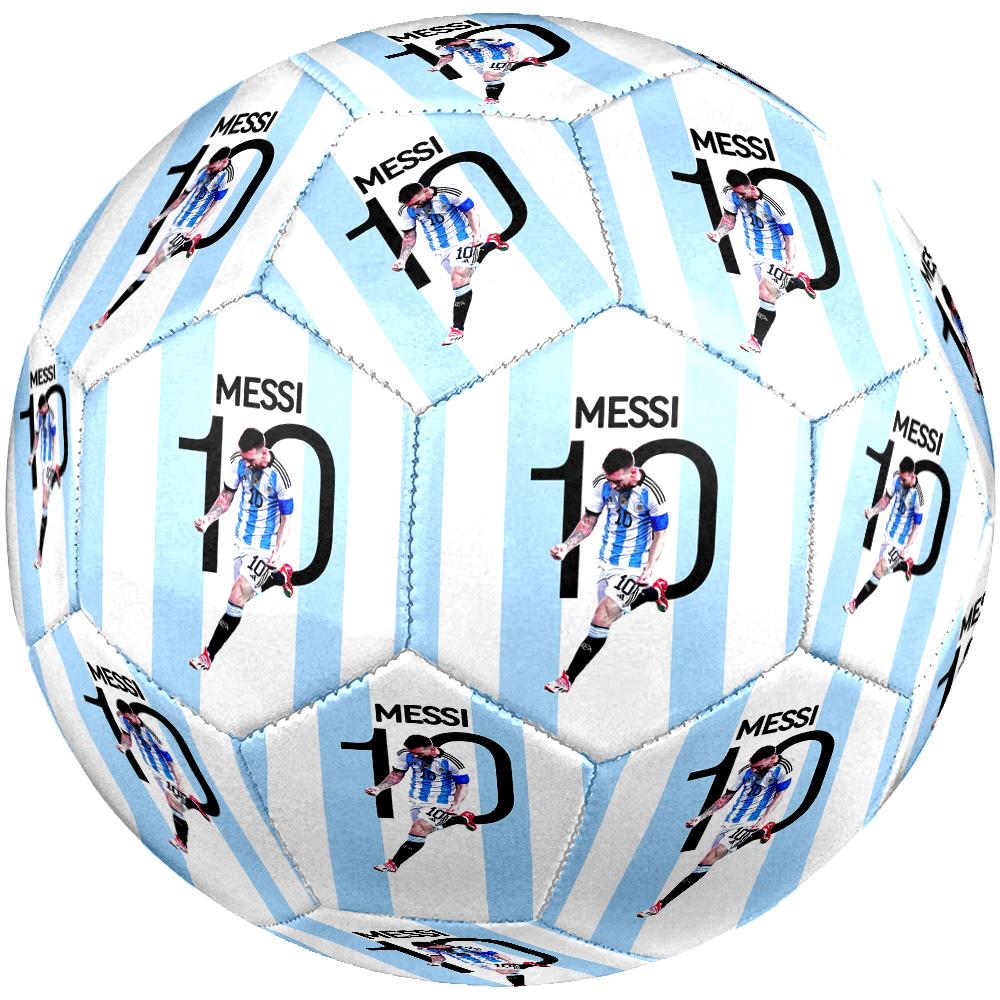 Messi's Argentina Celebration Soccer Ball Size 5 Football Machine Sewn Indoor/Outdoor Universal Football Unique Gift for Soccer Lovers