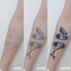 Gradual Change Herbal Fashion Personality Japanese Wave Whale Waterproof Simulation Long Time Does Not Fade Tattoo Sticker