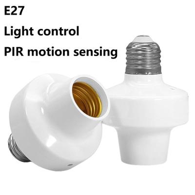 E27 LED Infrarot Bewegungserkennung Lichtsensor E27 Basis PIR Bewegungsmelder Wandlampenhalter Smart Switch Lampensockeladapter