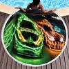 Sport Car Round Beach Towel,Cool Racing Print Sand Resistant Beach Blanket,Absorbent Quick Dry Pool Towel Portable Picnic Mat