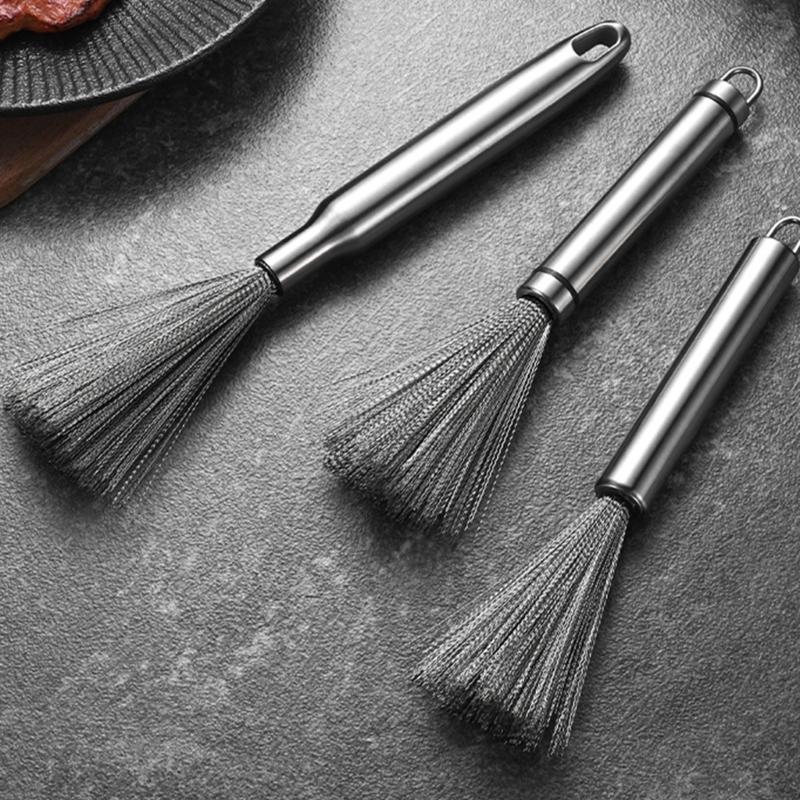Heavy Duty 304 Stainless Steel Cleaning Brush For Thorough Cleaning Of Kitchen Utensils