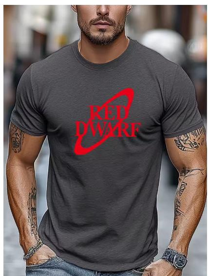 Cooling T-Shirt 1 Red Dwarf Graphic Summer Soft Comfortable Round Neck Casual Breathable T-Shirt Daily Wear