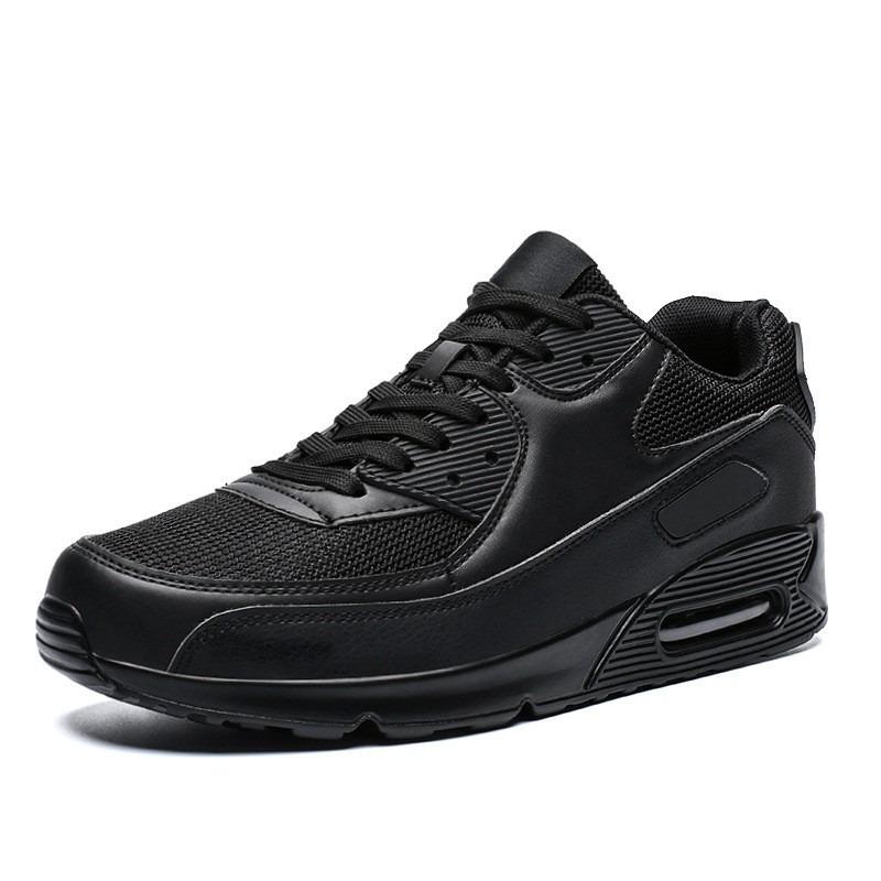 Spring New Outdoor Sports Casual Shoes Running Shoes Low-top Leather Air Cushion Casual Sports Running Shoes